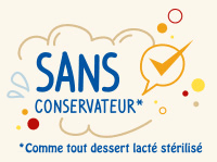 Sans conservateur (conformément à la règlementation)